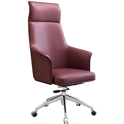 Tiiiopkvvv Liegestühle für Wohnzimmer, Sessel, Chefsessel, schlicht, modern, Arbeitszimmer, Computerstuhl, Chefsessel, Geschäftsleitung, Drehstuhl, Bürostuhl von Tiiiopkvvv