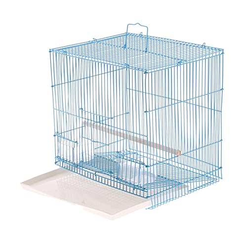 Tiiiopkvvv Metall Vogelkäfig Vogelkäfig Nest Hamster Zucht Nistkasten Leicht zu reinigen Vogelstangen von Tiiiopkvvv
