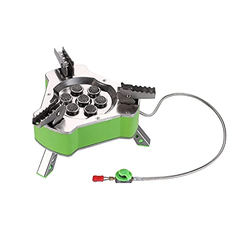 Tiiiopkvvv Outdoor Tragbar Winddicht Gaskocher Feld Campingkocher Kochgeschirr für 6-7 Personen 9800W Tiiiopkvvv Outdoor Tragbar Winddicht Gaskocher Feld Campingkocher Kochgeschirr für 6-7 Personen 9800W von Tiiiopkvvv
