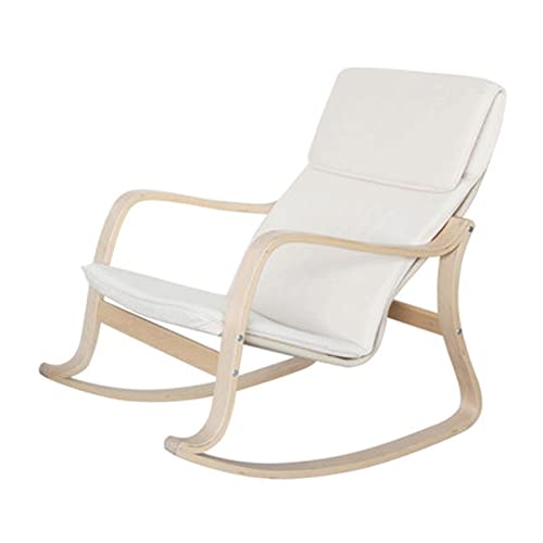 Tiiiopkvvv Schaukelstuhl aus Massivholz, ergonomischer Schaukelstuhl, bequemer Schaukelstuhl, Freizeitstuhl, Entspannungsstuhl, Entspannungskissen Tiiiopkvvv Schaukelstuhl aus Massivholz, ergonomischer Schaukelstuhl, bequemer Schaukelstuhl, Freizeitstuhl, Entspannungsstuhl, Entspannungskissen von Tiiiopkvvv