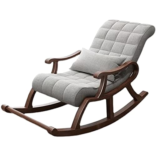 Tiiiopkvvv Schaukelstuhl aus Massivholz, für den Freizeitbereich, Siesta, Balkon, Wohnzimmer, Schaukelstuhl Tiiiopkvvv Schaukelstuhl aus Massivholz, für den Freizeitbereich, Siesta, Balkon, Wohnzimmer, Schaukelstuhl von Tiiiopkvvv