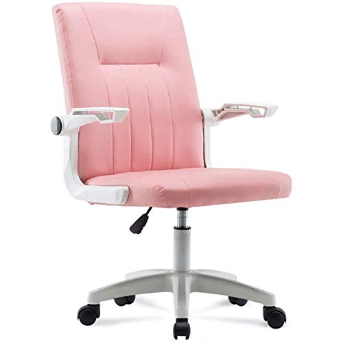 Tiiiopkvvv Schreibtischstühle für Zuhause, Büro, Videospiel, bequemer Stuhl, Rückenlehne, Freizeitsitz, Studentenwohnheim, Drehstuhl von Tiiiopkvvv
