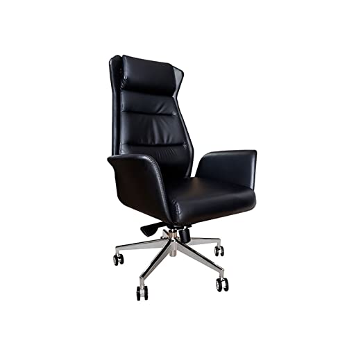 Tiiiopkvvv Schreibtischstühle für Zuhause, Büro, verstellbare Stühle, Drehstuhl, Chefsessel, Liegestühle, Rindsleder, Computer-Gaming-Stühle von Tiiiopkvvv