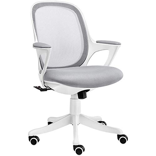 Tiiiopkvvv Schreibtischstuhl für Zuhause, Büro, Videospiel, Studenten, Lernen, Schreibstuhl, Arbeitszimmer, kleiner Stuhl, Schlafzimmersitze, Firmenbürostuhl von Tiiiopkvvv