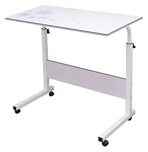 Tiiiopkvvv Überbetttisch, kleiner Computertisch, C-förmiger Notebook-Laptop-Schreibtisch für Wohnzimmer, Schlafzimmer (Farbe: Fantasie) von Tiiiopkvvv