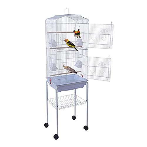 Tiiiopkvvv Vogelkäfig Haustierbedarf Metallkäfig mit Rollständer Vogelsitzstangen 150 cm Tiiiopkvvv Vogelkäfig Haustierbedarf Metallkäfig mit Rollständer Vogelsitzstangen 150 cm von Tiiiopkvvv