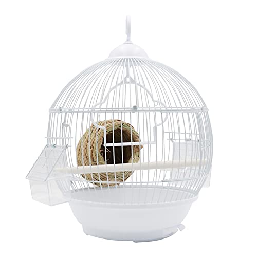 Tiiiopkvvv Vogelkäfig rund mit Futterstation Vollständiges Set Kunststoff Vogelhaus Käfig Vogelkäfig für kleine Vögel Rundum-Belüftung abnehmbar Vogelsitzstangen Tiiiopkvvv Vogelkäfig rund mit Futterstation Vollständiges Set Kunststoff Vogelhaus Käfig Vogelkäfig für kleine Vögel Rundum-Belüftung abnehmbar Vogelsitzstangen von Tiiiopkvvv