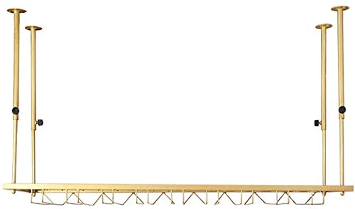 Tiiiopkvvv Weinregal, europäisches Hängeregal für Weinflaschen, Kelch, Bar, Getränkehalter, einfach zu installieren, Lagerregal (Größe (L x B x H): 60 x 35 cm von Tiiiopkvvv
