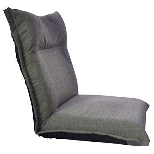 Tiiiopkvvv Zusammenklappbarer, verstellbarer Boden-Sofa-Stuhl, gepolsterte Rückenstütze vielseitige Videospielstühle für Meditationsseminare, Lesen, Fernsehen oder Spielen von Tiiiopkvvv