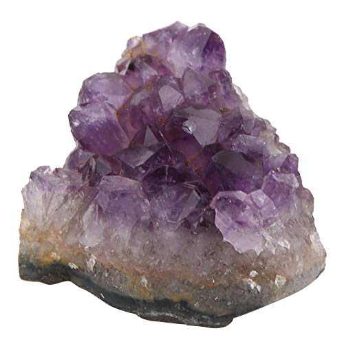 Amethyst Druse, Lila Kristalle Heilsteine Naturstück Dekorative Steine Rohstein Unregelmäßig Kristall Cluster Drusenstück Reiki Heilstein Dekoration Unregelmäßige Edelstein Healing Wohnzimmer Büro von Tiiyee