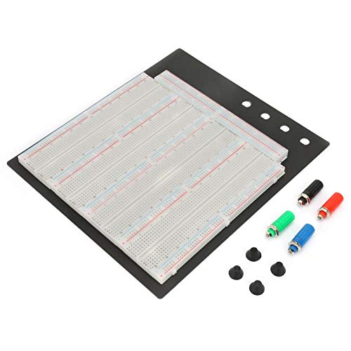 Breadboard ZY-208 3220 ABS lötfreie Verbindungspunkte Breadboard Circuit Testing Board Wiederverwendbare Test 3220 Verbindungspunkte 9,4 * 8,3 * 0,4 Zoll Breadboard ZY-208 3220 ABS lötfreie Verbindungspunkte Breadboard Circuit Testing Board Wiederverwendbare Test 3220 Verbindungspunkte 9,4 * 8,3 * 0,4 Zoll von Tiiyee