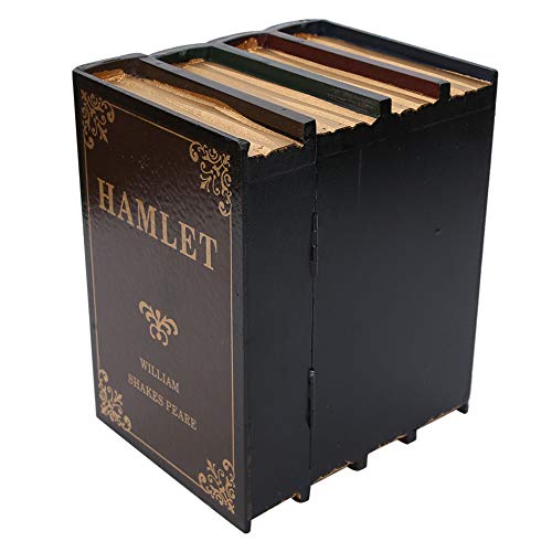 Bücherbox Vintage Aufbewahrungsbox, Dekorative Bücherboxen, Bücherregal, Regal Dekoration Requisiten Bücherregal, Ornamente, Schmuck Aufbewahrungsbox Geschenk für Zuhause Büro Schmuck Andenken von Tiiyee