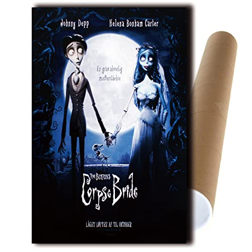 Tim Burton's Corpse Bride Movie Poster 15x23 inches 38x58 cm (380X580mm) Rahmenlos Poster Dekorative Wandgeschenke von Tijazgeki