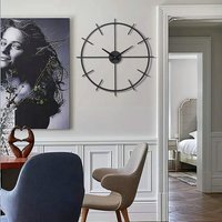 Moderne Oversize Stille Wanduhr, Kompass Große Uhr, Einzigartiges Wohndekor, Metall Wand Kunst Horloge Wandbild, Bestseller Wanduhr von TikTakMetalWorldArt