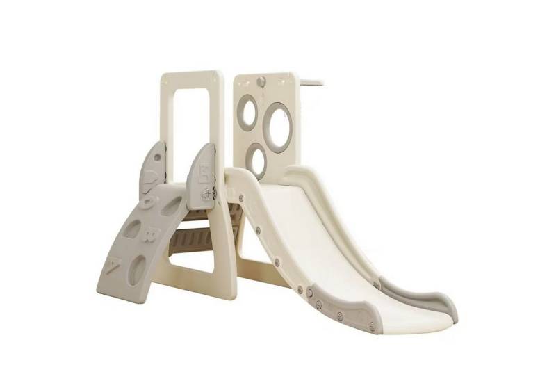 TikTakToo Indoor-Rutsche Spielturm Spielcenter mit Rutsche, (Spiel-Set, kompletter Motoriktrainer), Kletterburg Spielturm aus HDPE Kunststoff für Kinder ab 1 Jahr von TikTakToo