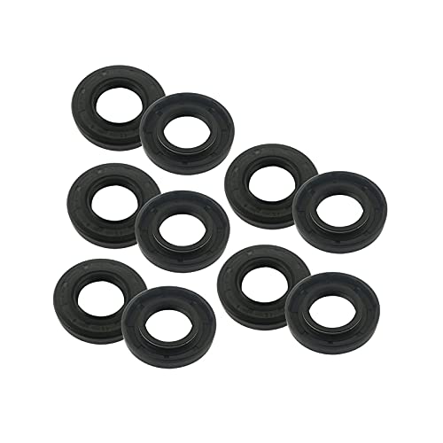 10Pcs Tc Typ Skelett Öldichtung Dichtung schwarzen Gummi Radialwellendichtring, 12X24X5mm 10Pcs Tc Typ Skelett Öldichtung Dichtung schwarzen Gummi Radialwellendichtring, 12X24X5mm von TikTako