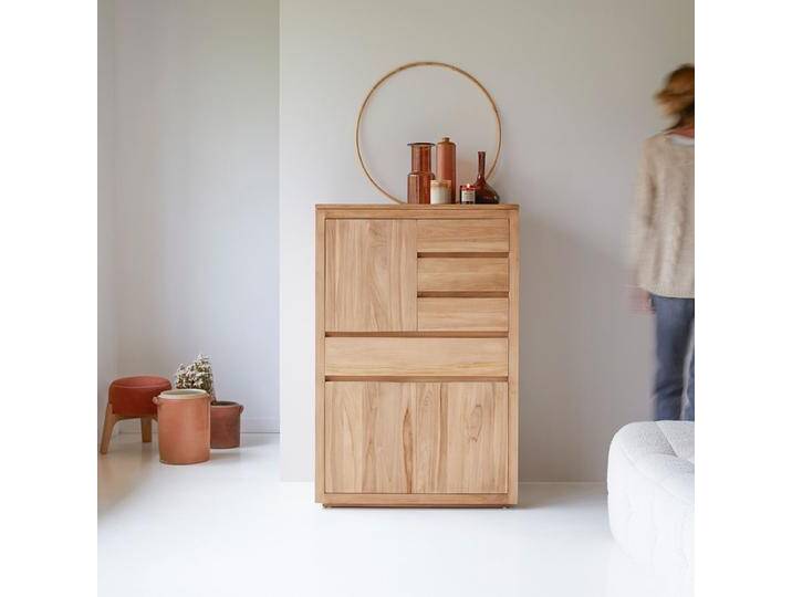 Anrichte aus massivem Teakholz 80 cm - Natur - Teak Anrichte aus massivem Teakholz 80 cm - Natur - Teak von Tikamoon