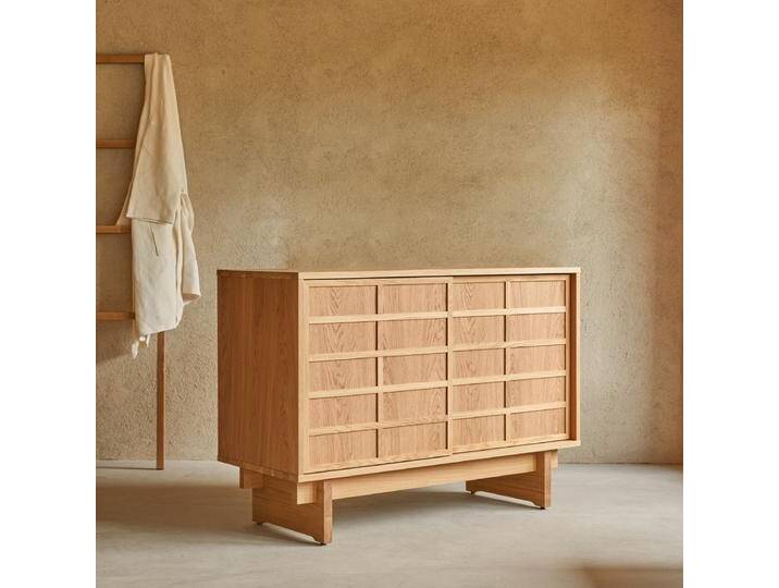 Aufbewahrungsmöbel aus Eiche, 115 cm Miu - Natur - Oak Aufbewahrungsmöbel aus Eiche, 115 cm Miu - Natur - Oak von Tikamoon