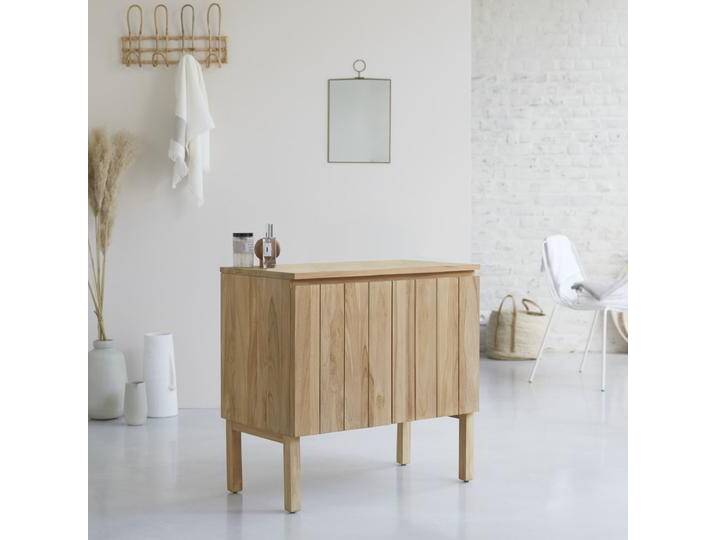 Aufbewahrungsmöbel aus massivem Teakholz, 80 cm Jill - Natur - Teak Aufbewahrungsmöbel aus massivem Teakholz, 80 cm Jill - Natur - Teak von Tikamoon