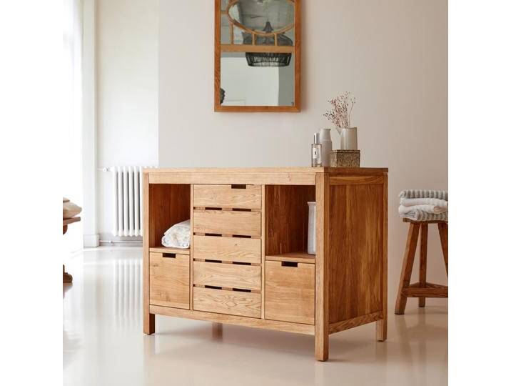 Aufbewahrungsmöbel aus massiver Eiche, 100 cm Serena - Natur - Oak Aufbewahrungsmöbel aus massiver Eiche, 100 cm Serena - Natur - Oak von Tikamoon