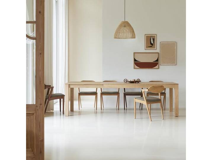 Ausziehtisch aus massiver Eiche 6-10 Pers. Eden - Natur - Oak von Tikamoon