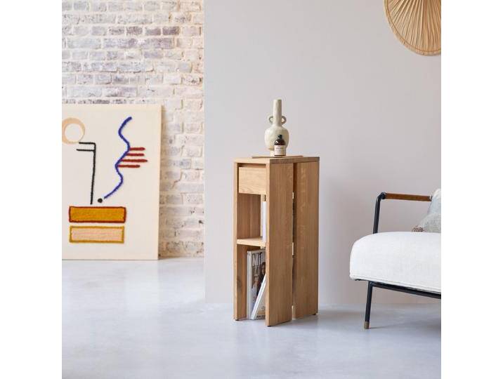 Beistelltisch aus massiver Eiche Eden - Natur - Oak Beistelltisch aus massiver Eiche Eden - Natur - Oak von Tikamoon