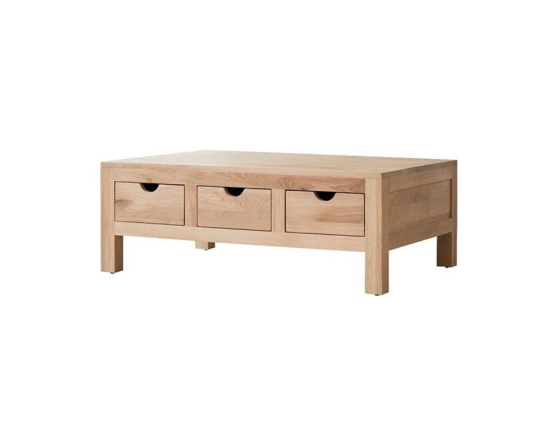 Tikamoon Couchtisch Couchtisch OIiver aus massivem Eichenholz von Tikamoon