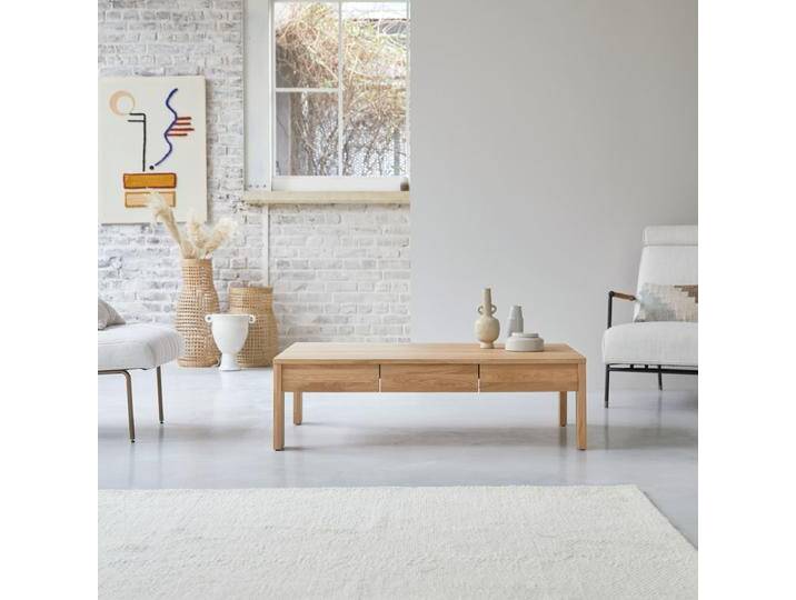 Couchtisch aus massivem Eichenholz Eden - Natur - Oak von Tikamoon