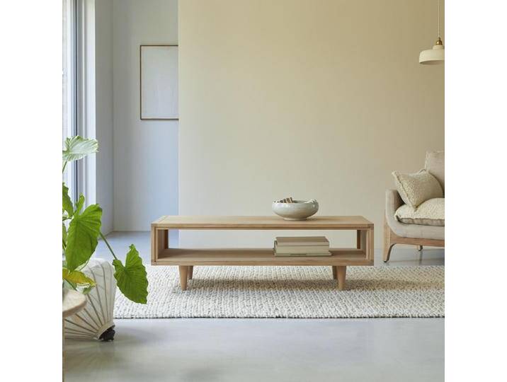 Couchtisch aus massivem Eichenholz Jonak - Natur - Oak von Tikamoon