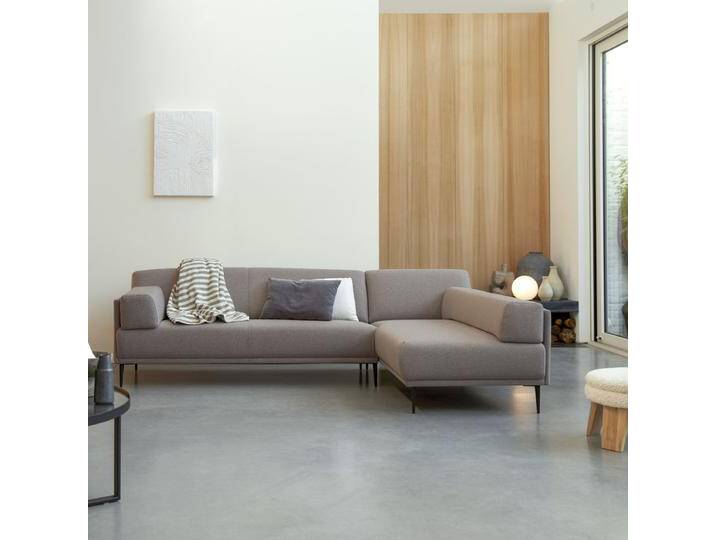 Ecksofa mit Eckelement rechts und maulwurfsgrau Stoffbezug 270 × 180 cm ,4-Sitzer Finn - Grau - Fabric Ecksofa mit Eckelement rechts und maulwurfsgrau Stoffbezug 270 × 180 cm ,4-Sitzer Finn - Grau - Fabric von Tikamoon