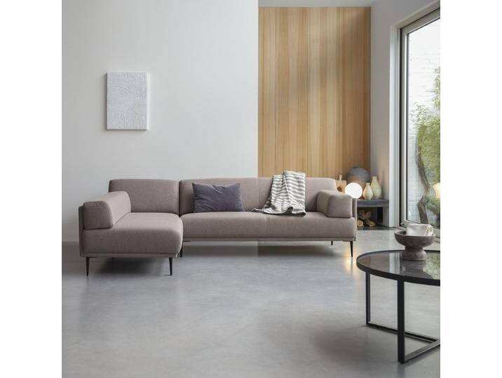 Ecksofa mit linkem Eckelement und maulwurfsgrau Stoffbezug 270 x 180 cm ,4-Sitzer Finn - Grau - Fabric Ecksofa mit linkem Eckelement und maulwurfsgrau Stoffbezug 270 x 180 cm ,4-Sitzer Finn - Grau - Fabric von Tikamoon