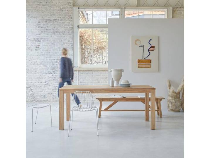 Esstisch aus massiver Eiche ohne Knoten 6/8 Pers. Eden - Natur - Oak von Tikamoon