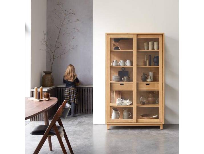 Esszimmerschrank aus Massiveiche - Natur - Oak Esszimmerschrank aus Massiveiche - Natur - Oak von Tikamoon