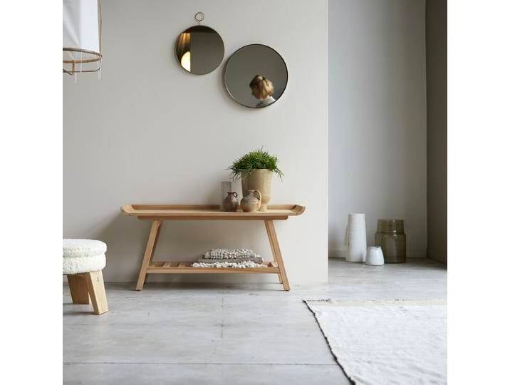 Flache Konsole aus massivem Teakholz - Natur - Teak von Tikamoon