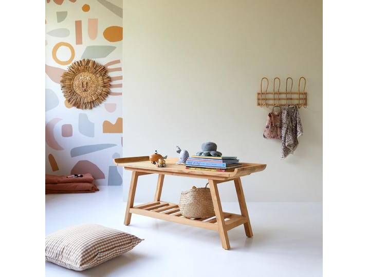 Flache Konsole für Kinder aus massivem Teakholz - Natur - Teak Flache Konsole für Kinder aus massivem Teakholz - Natur - Teak von Tikamoon