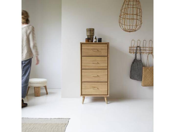 Hochkommode aus massivem Teakholz Kort - Natur - Teak Hochkommode aus massivem Teakholz Kort - Natur - Teak von Tikamoon