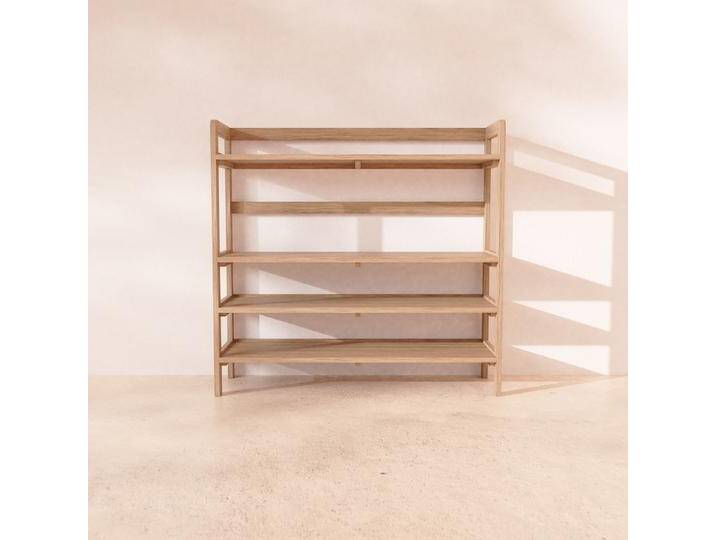 Hohe Konsole aus massiver Eiche Esmée - Natur - Oak von Tikamoon