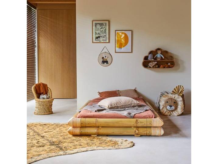 Kinder-Futonbett aus Bambus 90 x 190 cm - Natur - Bamboo Kinder-Futonbett aus Bambus 90 x 190 cm - Natur - Bamboo von Tikamoon