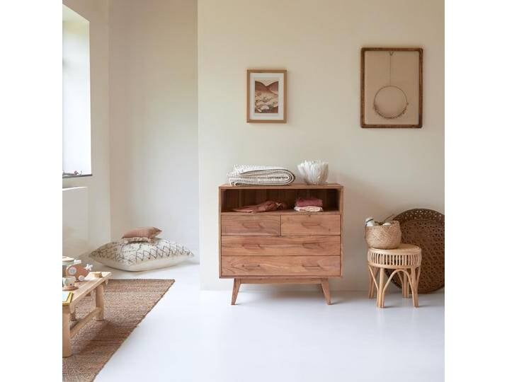 Kinder-Kommode aus massiver Akazie Oslo - Natur - acacia Kinder-Kommode aus massiver Akazie Oslo - Natur - acacia von Tikamoon