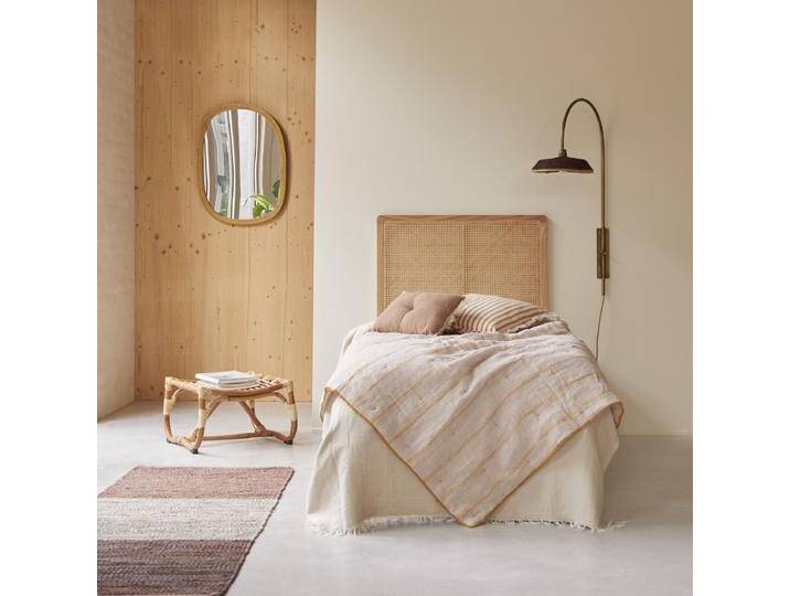 Kinder-Kopfteil Adèle aus Rattan Vintage Rattan - Natur - rattan Kinder-Kopfteil Adèle aus Rattan Vintage Rattan - Natur - rattan von Tikamoon