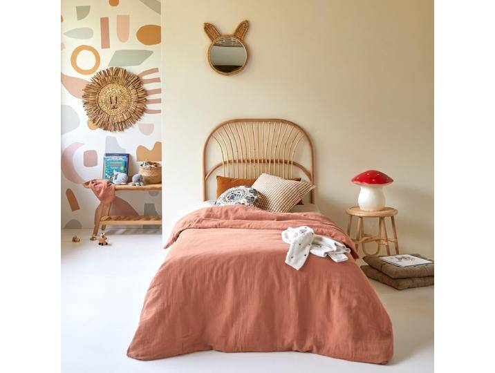 Kinder-Kopfteil aus Rattan 90 cm Vintage Rattan - Natur - rattan Kinder-Kopfteil aus Rattan 90 cm Vintage Rattan - Natur - rattan von Tikamoon