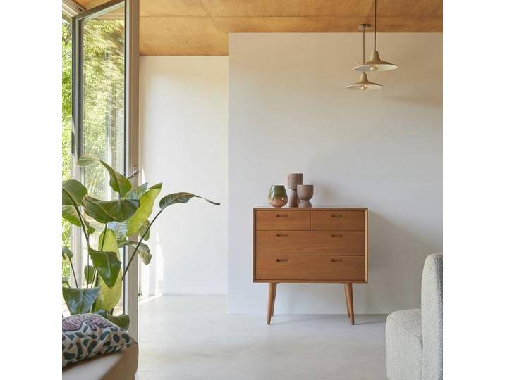 Kommode aus massivem Mahagoniholz Magda 50's - Natur - Mahogany Kommode aus massivem Mahagoniholz Magda 50's - Natur - Mahogany von Tikamoon