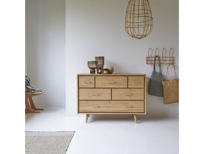 Kommode aus massivem Teakholz Kort - Natur - Teak von Tikamoon