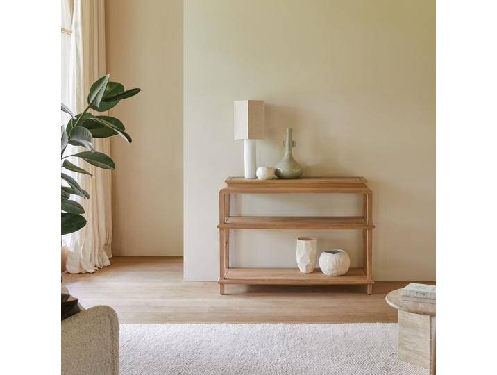 Konsole aus massivem Teakholz 120 cm Achille - Natur - Teak Konsole aus massivem Teakholz 120 cm Achille - Natur - Teak von Tikamoon