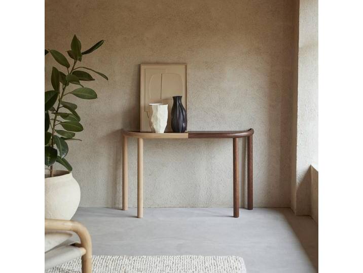 Konsole aus massiver Eiche Opera - Natur - Oak von Tikamoon