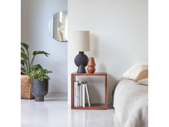 Nachttisch aus Palisander massiv Kwarto - Braun - sheesham von Tikamoon