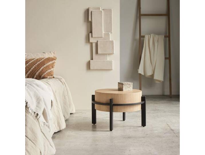 Nachttisch aus Teakholz - Natur - Teak von Tikamoon