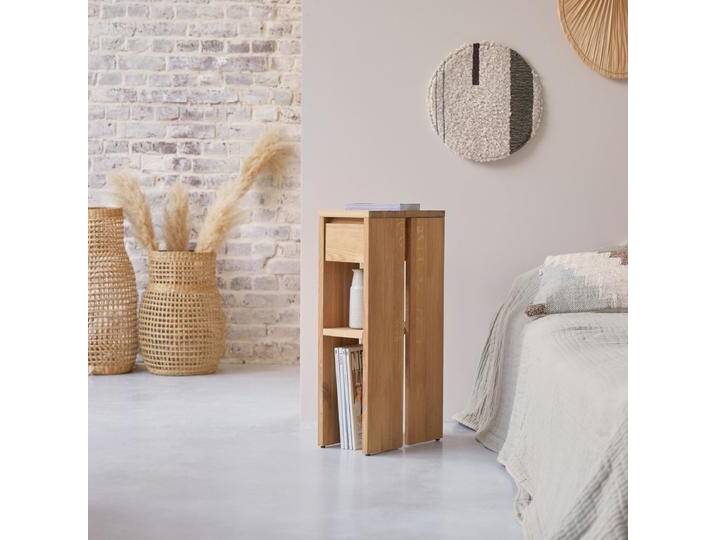 Nachttisch aus massivem Eichenholz Eden - Natur - Oak von Tikamoon