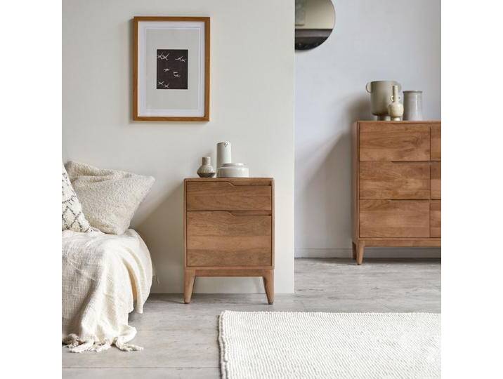 Nachttisch aus massivem Mangoholz Gabrielle - Braun - Mango Nachttisch aus massivem Mangoholz Gabrielle - Braun - Mango von Tikamoon