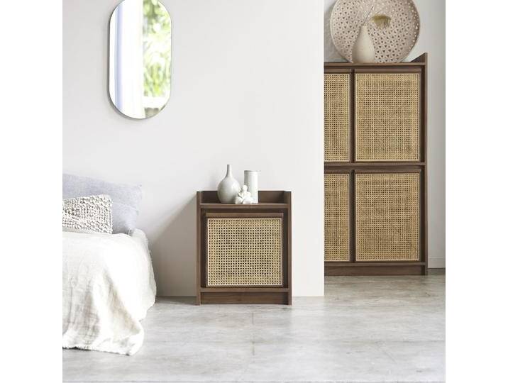 Nachttisch aus massivem Teak und Rattangeflecht Karpenter Collection - Braun - Teak Nachttisch aus massivem Teak und Rattangeflecht Karpenter Collection - Braun - Teak von Tikamoon